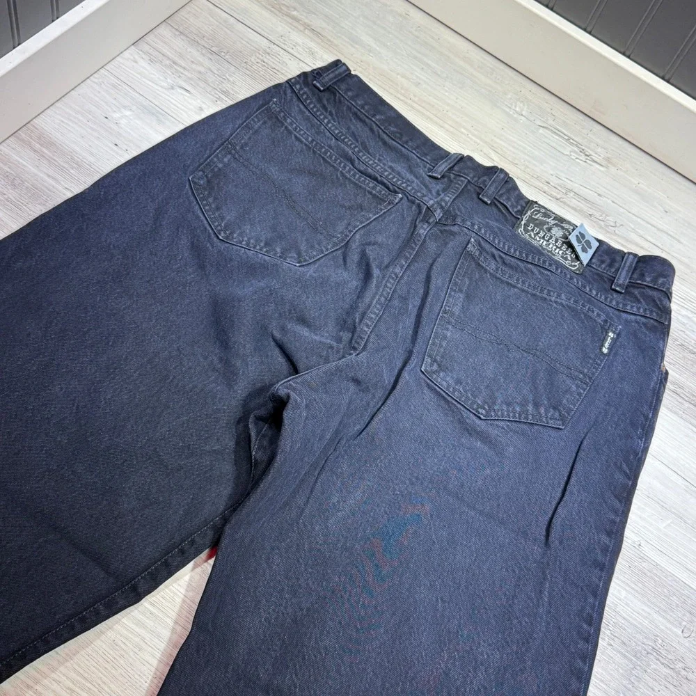Vtg LUCKY BRAND Jeans Mens 38 (36x31) Baggy Dungarees‎ 90s Made In USA Indigo